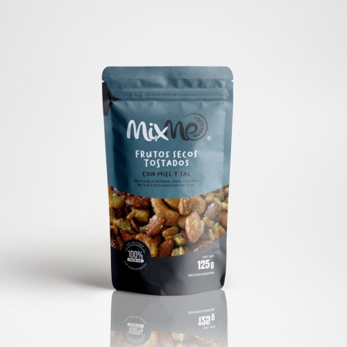 Frutos secos tostados con miel y sal 125g