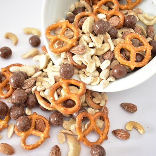 Mix Pretzels & Choco Doypack kraft 400g