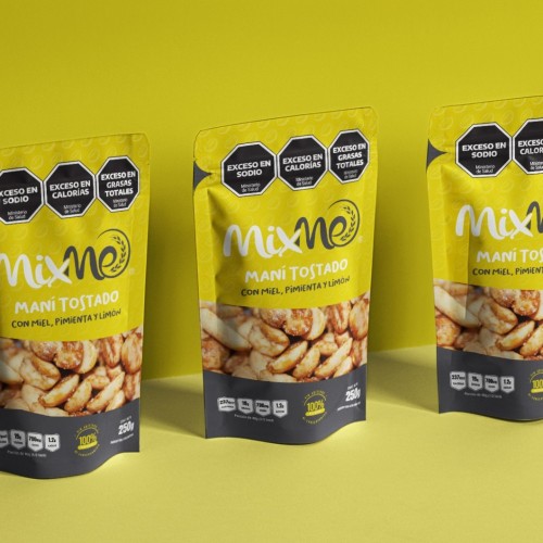 Mani tostado con miel, sal pimienta y limon 250g DOYPACK