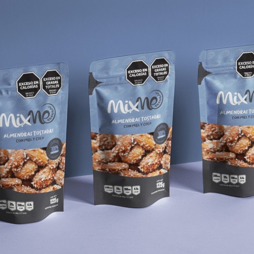 Almendras tostadas con miel y coco 125g Doypack