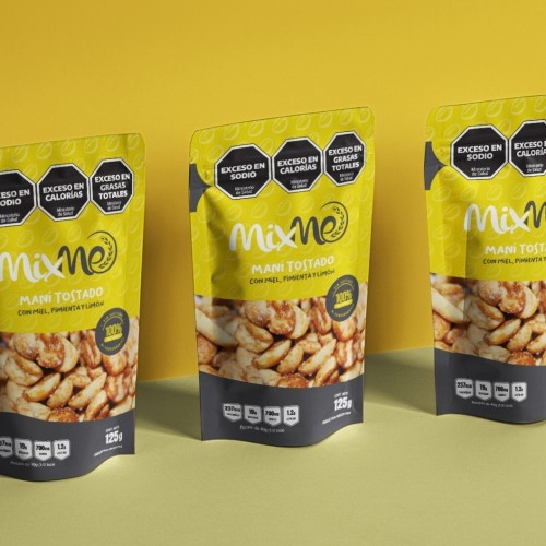 Mani tostado con miel, pimienta y limon 125g Doypack